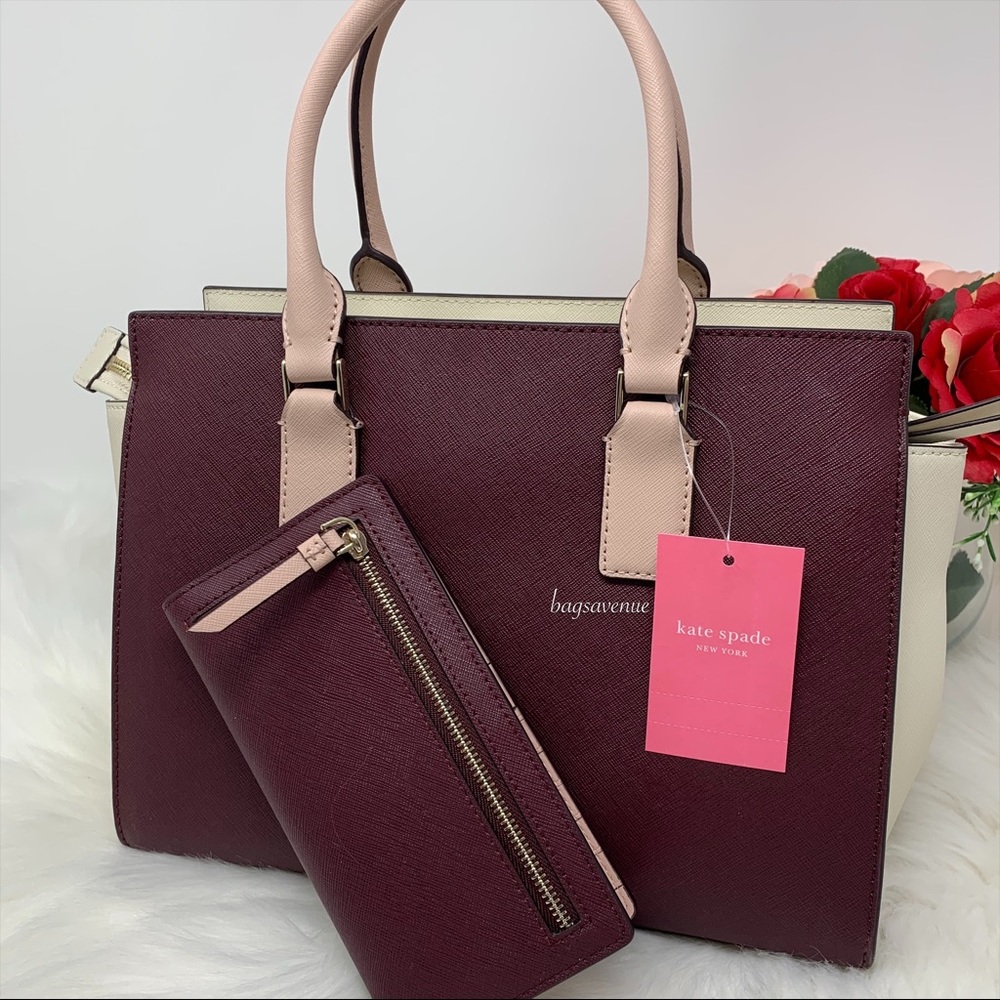 Kate spade Cameron medium satchel bifold wallet - Picture 3 of 8